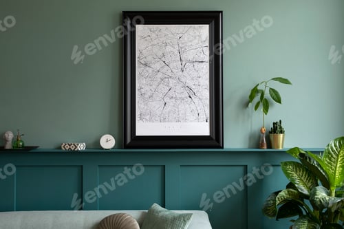 Preview: Stylish interior of living room
