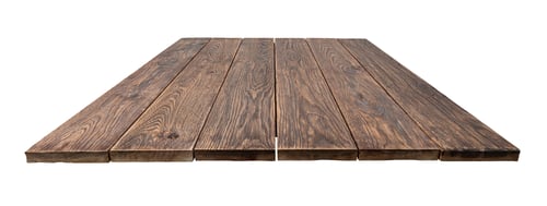 Preview: Brown Wood Plank Background Texture on White