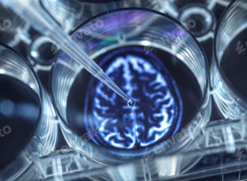 Preview: Pipetting potential cure for brain disorders into a multi well plate