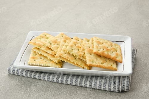 Preview: Stacked square biscuits