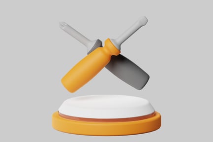 Preview: Screwdrivers: Grey & Yellow, Hand Tools