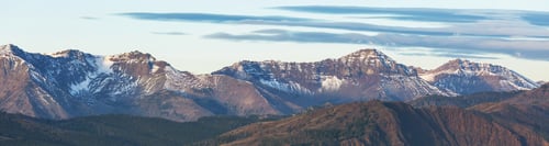 Preview: Mountains on sunset