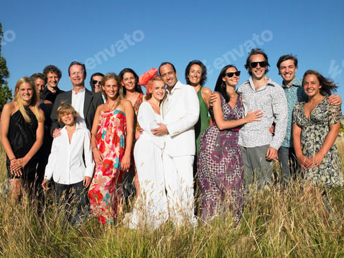 Preview: Married couple with a group of people