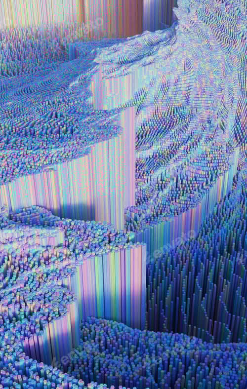 Preview: Colorful abstract background. Layout design template.Wave color Liquid shape. Abstract design. 3d re