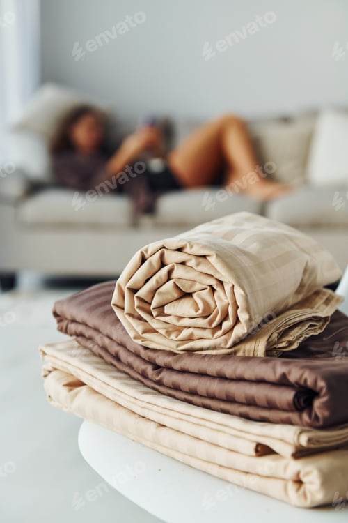 Preview: Interior and design of beautiful modern bedroom at daytime