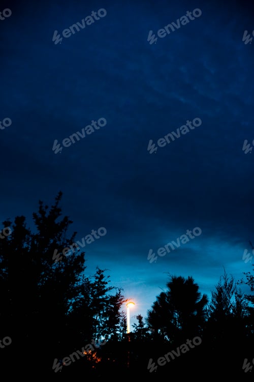 Preview: 45581,Streetlamp at Dusk