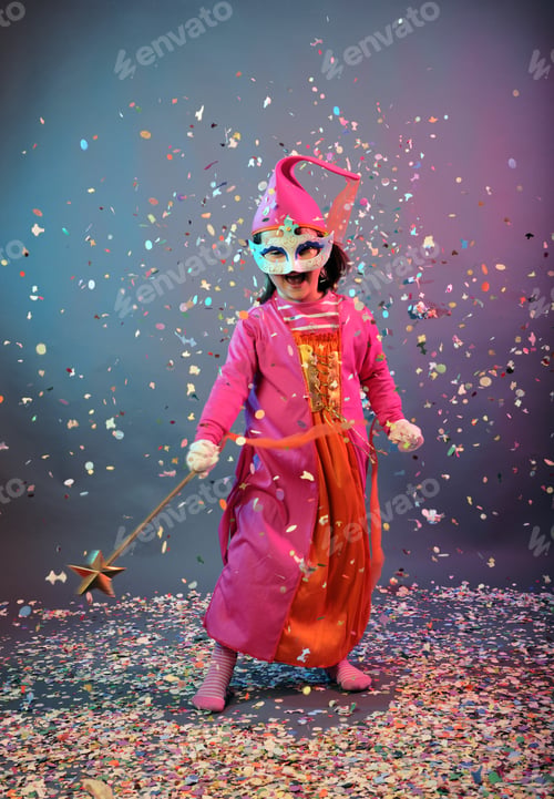 Preview: Funny carnival portrait