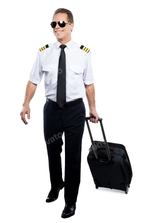 Preview: Cheerful pilot.