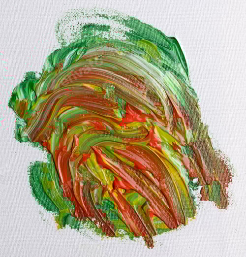 Preview: Abstract brush strokes of acrylic colors