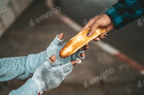Preview: The bread-makers gave to the beggars who sat on the side of the road.