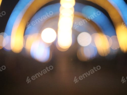 Luz colorida en la ciudad