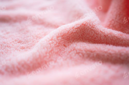 Preview: Pink towel background. wave soft fabric.