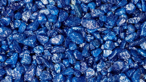 Preview: Blue glitter stones for garden decoration