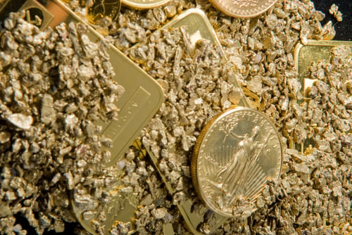 Preview: gold in coins, nuggets and ingots
