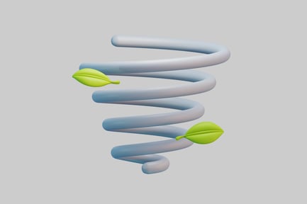 Preview: Spring with green leaves