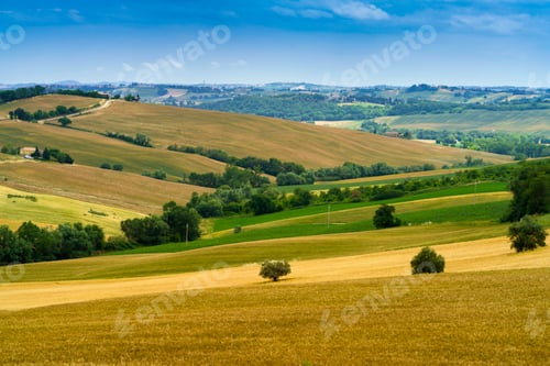 Preview: Rural landscape near Santa Maria Nuova and Osimo, Marche, Italy