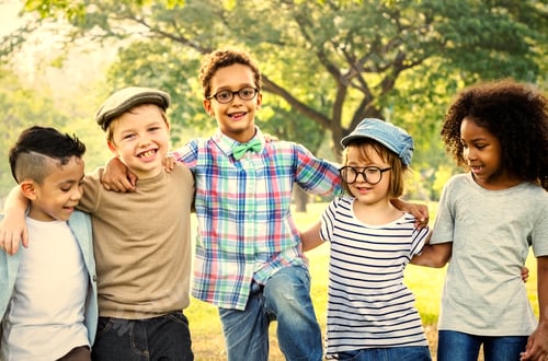 Preview: Happy kids in the park