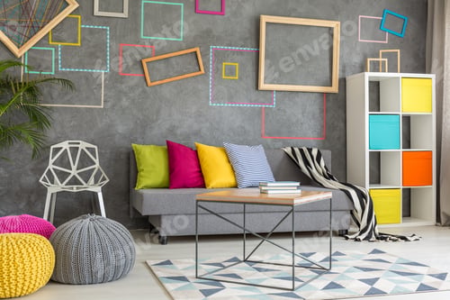 Preview: Room with decorative wall