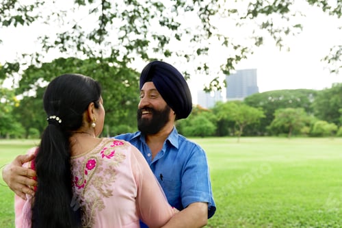 Preview: Indian Couple Love Care Concept
