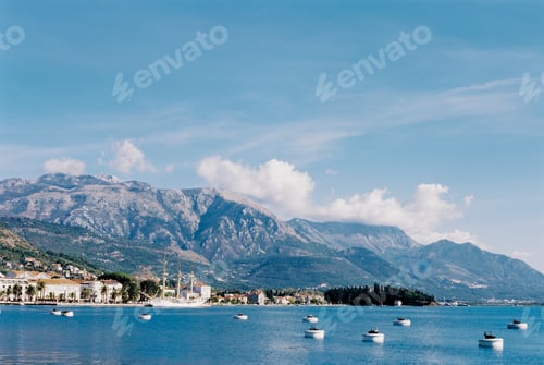 Preview: Floating buoys off the coast of Tivat. Montenegro