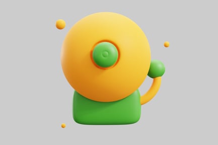 Preview: Cartoon school bell icon