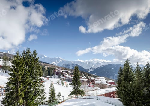 Preview: les arcs french alps ski resort and mountains in france