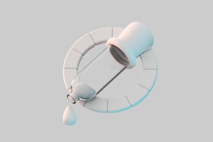 Preview: Dropper with round background