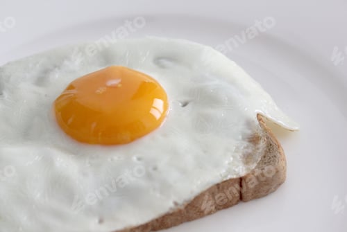 Preview: Fried egg on toast for breakfast