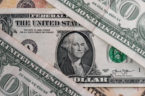 Preview: Detailed One Dollar Bill Close Up