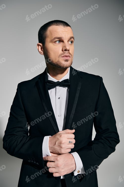 Preview: A Dapper Gentleman in a Black Suit
