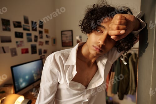 Preview: Sick guy with hangover after booze