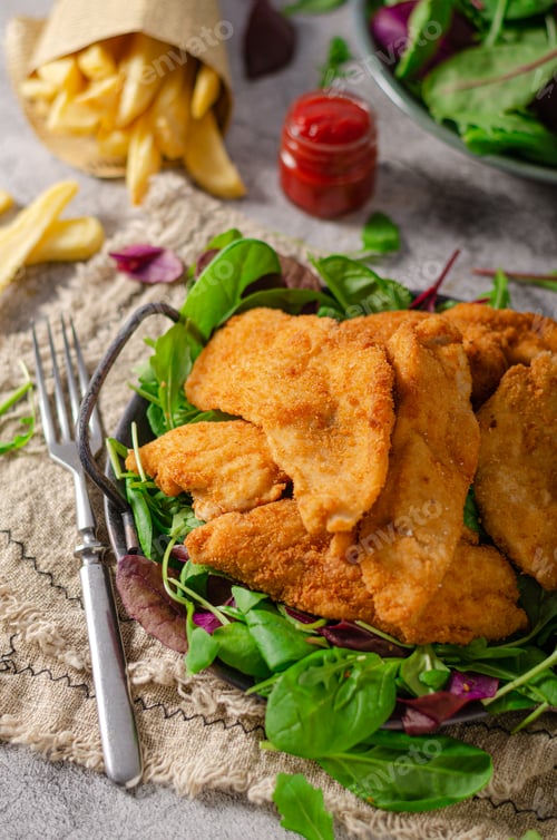 Preview: Chicken chnitzel breaded