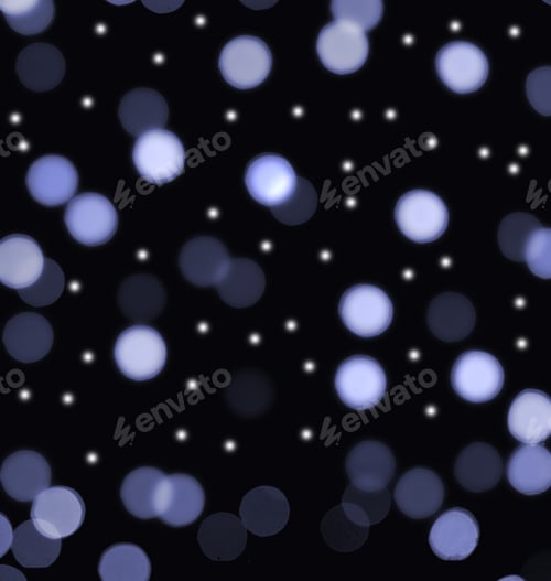 Preview: Background Image Blurred Lights On A Black Background