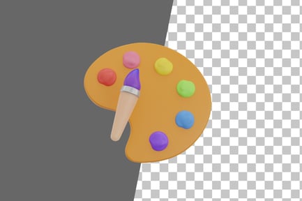 Preview: Painting 3D Icon