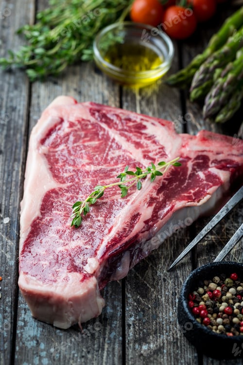 Preview: Raw T-bone Steak