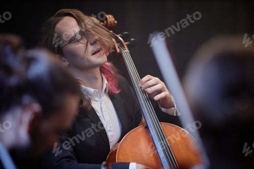 Preview: Professional Cellist Performing Music with Eyes Closed
