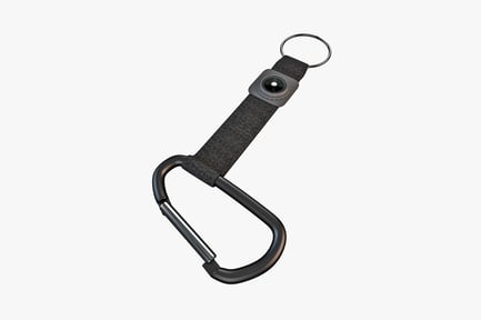 Preview: Carabiner with attached directional indicator
