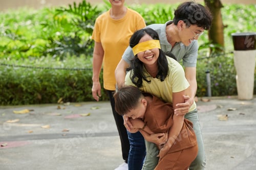 Preview: Family Playing Hide and Seek