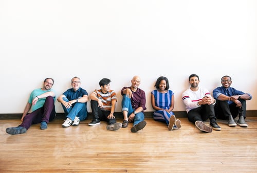 Preview: People sitting on the floor