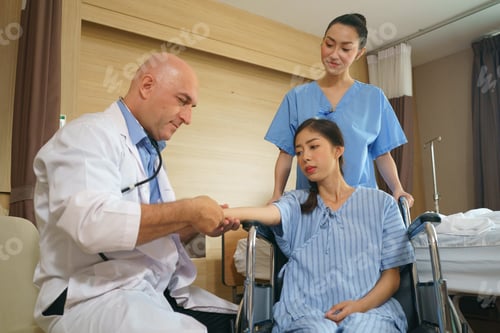 Preview: Young Doctor and nurse working at the hospital