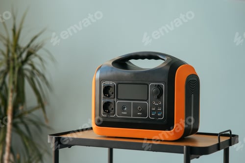 Preview: portable power station at home interior