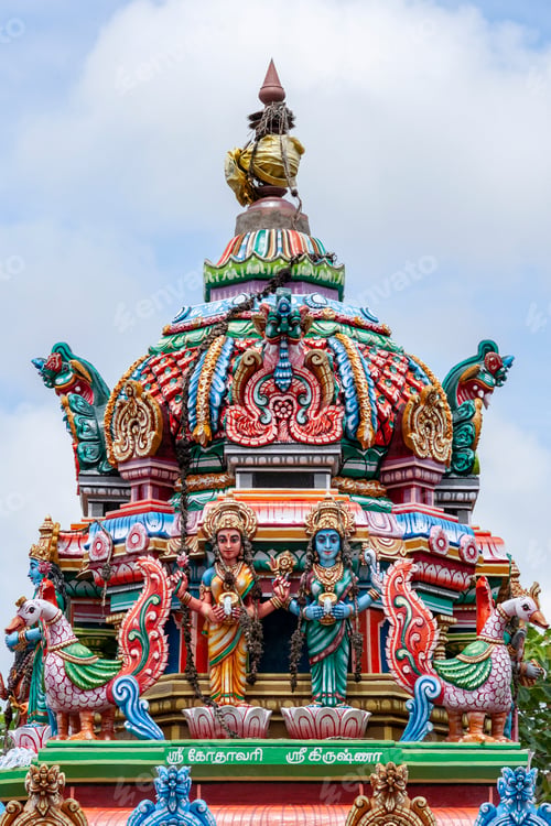 Preview: Road side Hindu shrine in Srirangam - Tamil Nadu - India