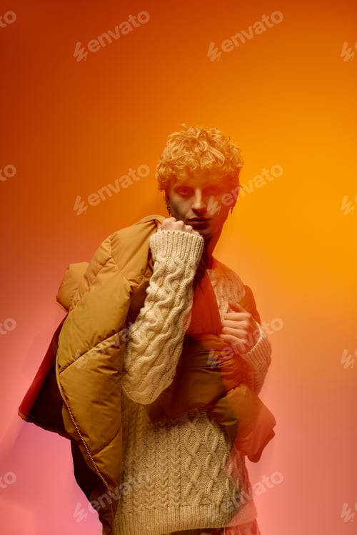 Preview: Stylish holiday fashion for men in a warm atmosphere during Christmas 2025 celebration
