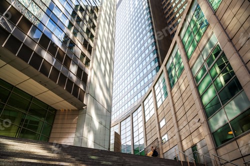 Preview: Cityscape of Frankfurt downtown, Germany