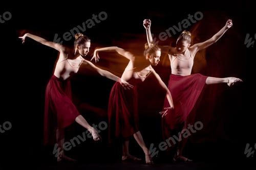 Preview: The sensual and emotional dance of beautiful ballerina