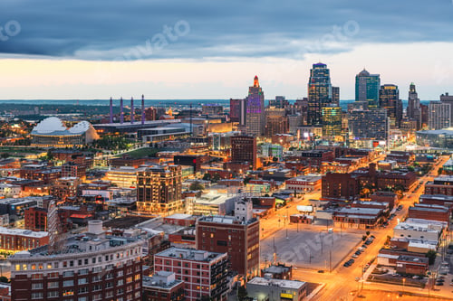 Preview: Kansas City, Missouri, USA Downtown Cityscape