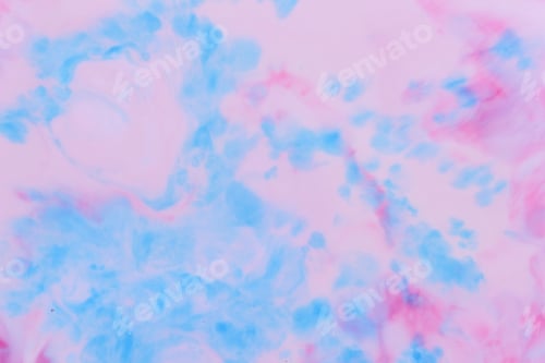 Preview: Pink Blue Abstract Background On A Liquid, Pink Minimalist Background, Pop Art Pattern, Pastel