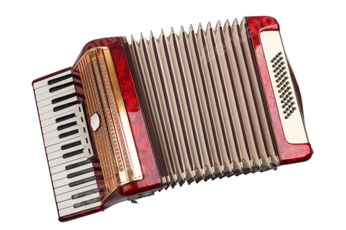 Preview: Retro accordion isolated