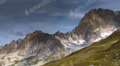 Preview: Summer Alps mountain (view from Grossglockner High Alpine Road)