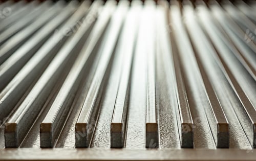 Preview: Close-up of a corrugated metal surface